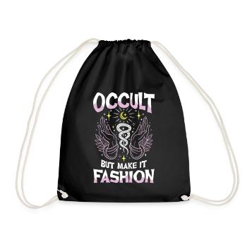 Occult But Make It Fashion Occult Esoteric Witch - Drawstring Bag - black - Front