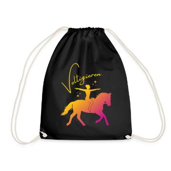 Siège de base pour le saut – Tenue sportive pour sauteurs - Sac de sport léger - noir - Devant