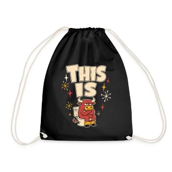 Das Ist Bull Shit - Turnbeutel - Schwarz - Vorne