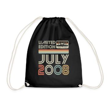 Cassette - Best of July 2008 - Anniversaire - Sac de sport léger - noir - Devant