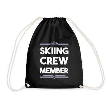 Équipe de ski - Sac de sport léger - noir - Devant