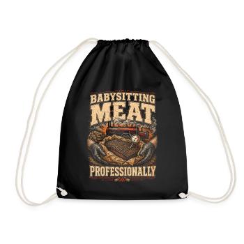 Concours de BBQ : Garder la viande professionnellement - Sac de sport léger - noir - Devant