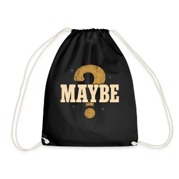 Agnostique mais fatigué drôle drôle d’agnostique cadeau - Sac de sport léger - noir - Devant