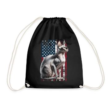 Sphynx Cat US Sphynxkatze - Sac de sport léger - noir - Devant