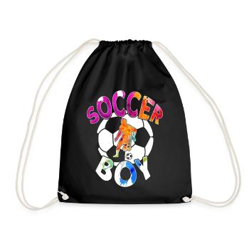 FUßBALL, GARÇON DE FOOTBALL - Sac de sport léger - noir - Devant