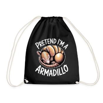 Armadillos Expressions Drôles Cadeau d’Armadillos - Sac de sport léger - noir - Devant