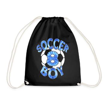 8 ANS FOOTBALLEUR NUMÉRO 8 FOOTBALL 8E ANNIVERSAIRE - Sac de sport léger - noir - Devant