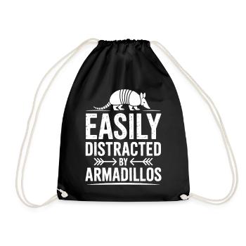 Armadillos Expressions Drôles Cadeau d’Armadillos - Sac de sport léger - noir - Devant
