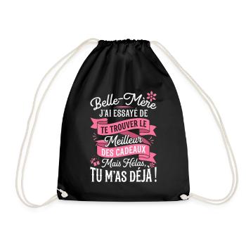 Belle-Mère Humour Le Meilleur Cadeau - Sac de sport léger - noir - Devant
