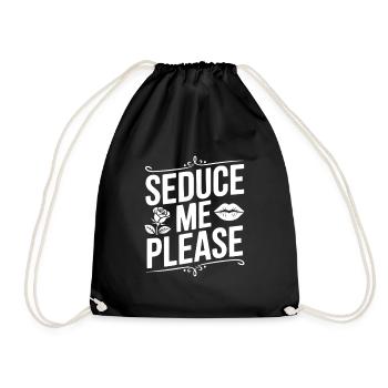 Séduis-moi, s’il te plaît - Sac de sport léger - noir - Devant