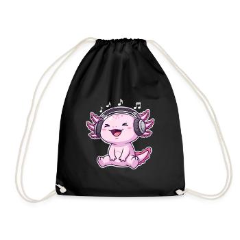 Musique Axolotl - Sac de sport léger - noir - Devant