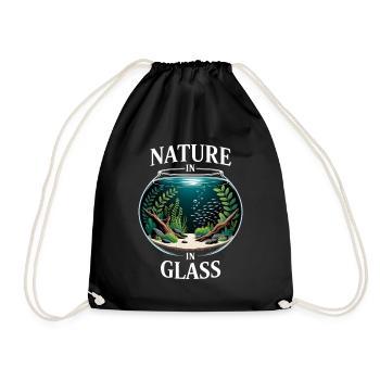 Nature In Glass Aquascaping Traum - Turnbeutel - Schwarz - Vorne
