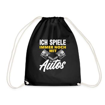 Ich Spiele Immer Noch Mit Autos Tuning Motor - Turnbeutel - Schwarz - Vorne