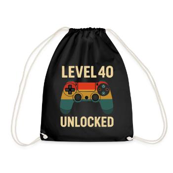 Manette de jeu débloquée niveau 40 - Sac de sport léger - noir - Devant