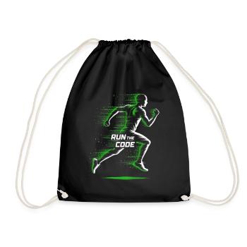 Programmers – Coding Developers & Computer Scientists - Drawstring Bag - black - Front