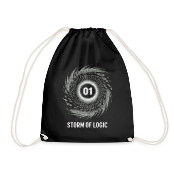 Programmers – Coding Developers & Computer Scientists - Drawstring Bag - black - Front
