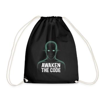 Programmers – Coding Developers & Computer Scientists - Drawstring Bag - black - Front