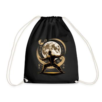 Tai Chi Zen Meditation – Chi Qigong Training - Turnbeutel - Schwarz - Vorne
