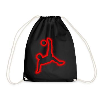 Soccer Soccer Players Kids Boys Soccer - Drawstring Bag - black - Front