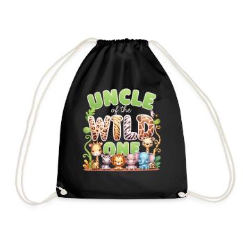 Oncle du Sauvage - Sac de sport léger - noir - Devant