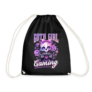 Pastel Goth Soft Goth Gaming Gamer - Sac de sport léger - noir - Devant