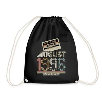 Cassette | Best of August 1996 | Limited Edition - Drawstring Bag - black - Front