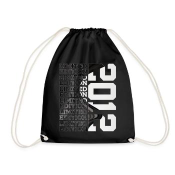 14 YEARS OLD LIMITED EDITION 2012 14TH BIRTHDAY - Drawstring Bag - black - Front