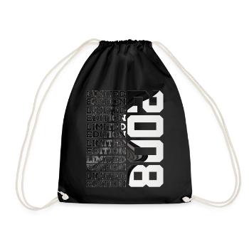 18 YEAR OLD LIMITED EDITION 2008 18TH BIRTHDAY - Drawstring Bag - black - Front