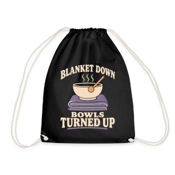 Klangbad Klangheilung Singing Bowl Gift - Drawstring Bag - black - Front