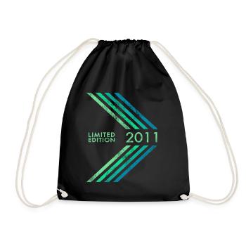 2011 Limited Edition Birthday Boys and Girls - Drawstring Bag - black - Front