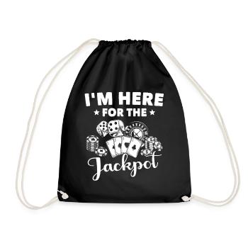Casino - Drawstring Bag - black - Front
