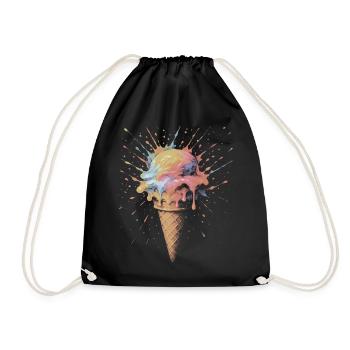 Cornet de Glace Multicolore Splash Ar - Sac de sport léger - noir - Devant