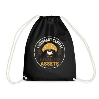 old money - Drawstring Bag - black - Front
