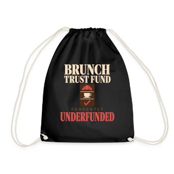 old money - Drawstring Bag - black - Front
