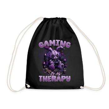 Pastel Goth Soft Goth Gaming Gamer - Turnbeutel - Schwarz - Vorne