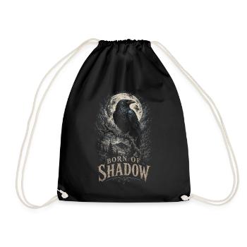 Rabe Raben Born Of Shadow - Turnbeutel - Schwarz - Vorne