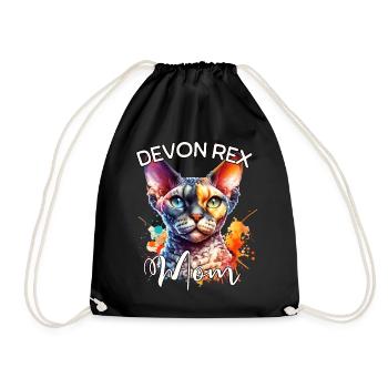 Maman Devon Rex - Sac de sport léger - noir - Devant