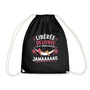 Libérée Délivrée Hammock - Sac de sport léger - noir - Devant
