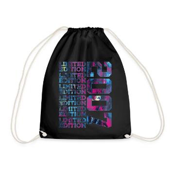 COOL 19 YEARS LIMITED EDITION 2007 19TH BIRTHDAY - Drawstring Bag - black - Front