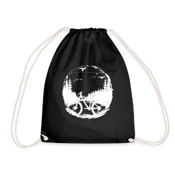 Illustration de VTT - Sac de sport léger - noir - Devant