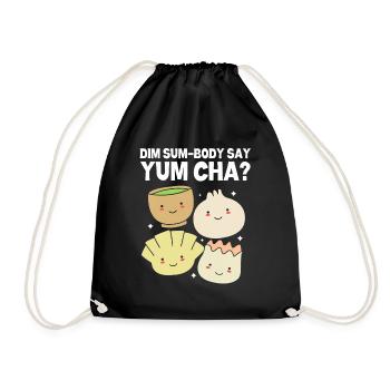 Dim Sum - Turnbeutel - Schwarz - Vorne