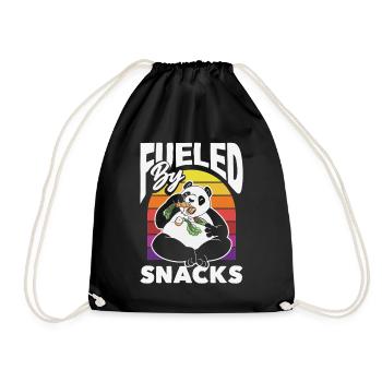 J’ai besoin de snacks, d’humour animalier drôle - Sac de sport léger - noir - Devant