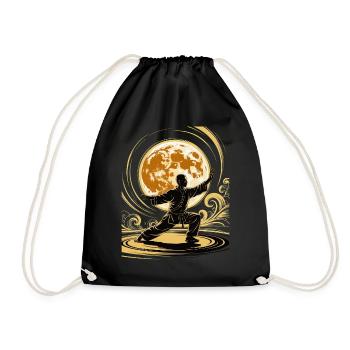 Méditation Zen du Tai Chi – Entraînement au Chi Qigong - Sac de sport léger - noir - Devant
