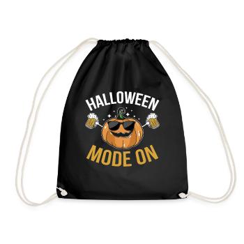 Halloween Mode On Halloween Party Ideas Halloween - Turnbeutel - Schwarz - Vorne