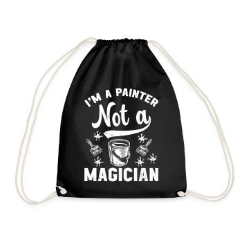 House Painter Hilarious Designs Unique Gifts - Turnbeutel - Schwarz - Vorne