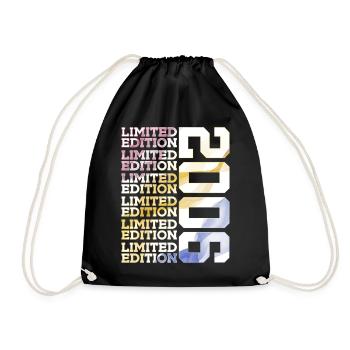 LIMITED EDITION 2006 - 20 JAHRE - 20. GEBURTSTAG - Turnbeutel - Schwarz - Vorne