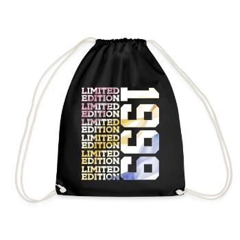 LIMITED EDITION 1999 - 27 JAHRE - 27. GEBURTSTAG - Turnbeutel - Schwarz - Vorne