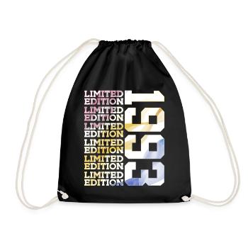 LIMITED EDITION 1993 - 33 YEARS - 33RD BIRTHDAY - Drawstring Bag - black - Front