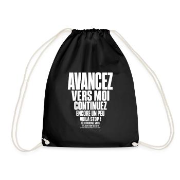 T-shirt Pêche Humour Cadeau Pêcheur - Sac de sport léger - noir - Devant