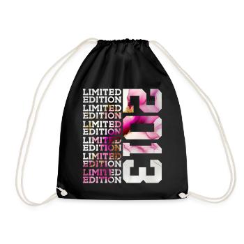 LIMITED EDITION 2013 - 13 YEARS - 13TH BIRTHDAY - Drawstring Bag - black - Front